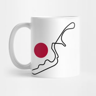 Suzuka Circuit [flag] Mug